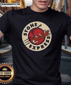 Premium Stone Express T-Shirt displayed on a mannequin, showcasing its stylish design and high-quality fabric.