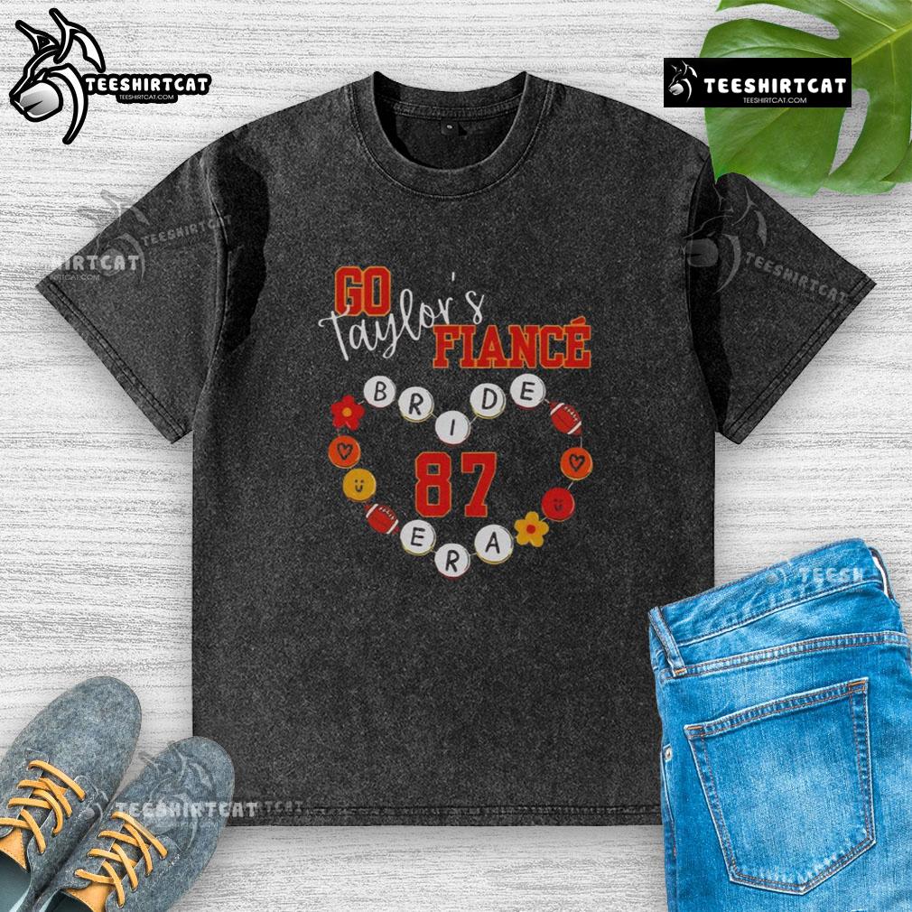 Premium Swift Travis Rngagement Go Taylors's Fiance Bride Era Football Number 87 Washed T-Shirt Alt Text: Premium Swift Travis Engagement Go Taylors Fiance Bride Era Football Number 87 Washed T-Shirt for fans