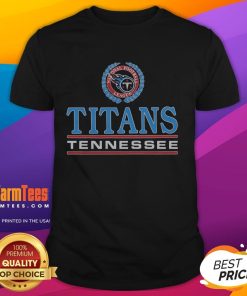 Premium Tennessee Titans Crest T-Shirt featuring vibrant team colors and logo, perfect for Titans fans.