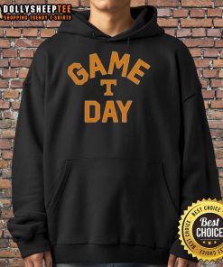 Premium Tennessee Volunteers Game Day Logo College Hoodie in orange and white, perfect for fans on game day.