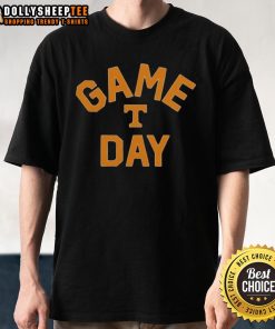 Premium Tennessee Volunteers Game Day Logo College T-Shirt featuring vibrant team colors and logo for fans and students.