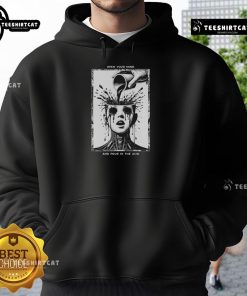 Premium The Browning 'Open Your Mind And Pour In The Acid' hoodie in black, featuring bold graphic design and stylish fit.