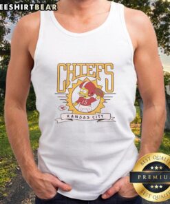 Premium The Simpsons Bart X Kansas City Chiefs tank top featuring vibrant graphics and a stylish design for fans.