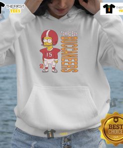 Premium The Simpsons Bart X Tampa Bay Buccaneers Hoodie featuring vibrant graphics and a comfortable fit for fans.