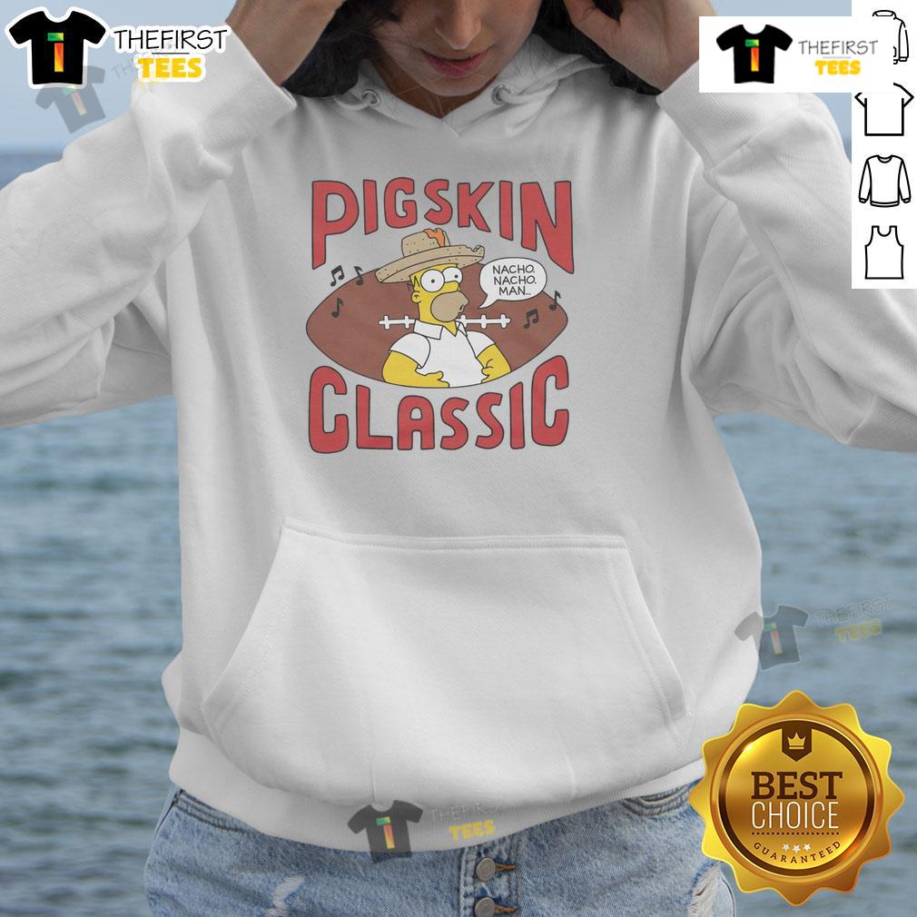 Premium The Simpsons Pigskin Classic Hoodie Premium The Simpsons Pigskin Classic Hoodie featuring vibrant graphics and a cozy design for fans of the iconic show.