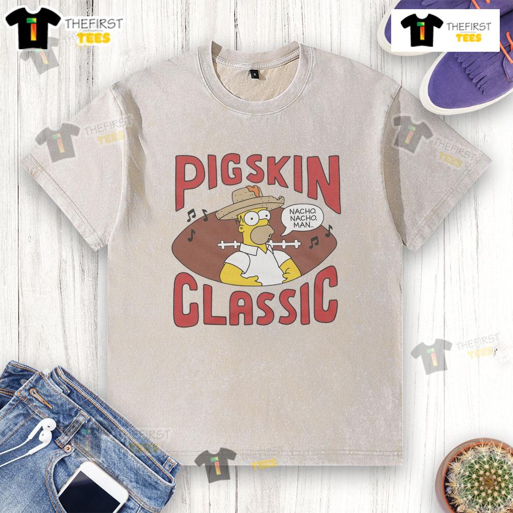 Premium The Simpsons Pigskin Classic Washed T Shirt Premium The Simpsons Pigskin Classic Washed T-Shirt featuring vibrant graphics of beloved characters in a cozy fit.