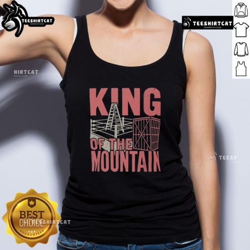Premium TNA King of the Mountain tank top featuring a stylish design, perfect for wrestling fans and casual wear.