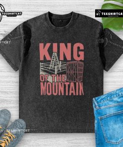 Premium TNA King of the Mountain washed t-shirt featuring a vintage design and soft fabric for ultimate comfort.