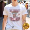 Premium Troy Trojans Game Time T-Shirt featuring vibrant team colors and logo, perfect for game day and fan apparel.