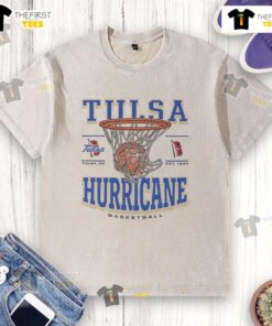 Premium Tulsa Golden Hurricane Game Time washed t-shirt in navy, featuring team logo and comfortable fit for fans.