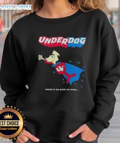 Alt Text: Vintage 'Premium Underdog' sweatshirt featuring cartoon graphics, showcasing a classic style from 1964-1967.