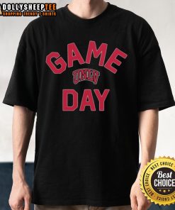 Alt Text: Premium UNLV Rebels Game Day logo college t-shirt featuring bold graphics and a comfortable fit for fans.