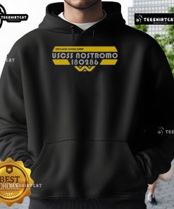 Premium USCSS Nostromo 180286 Hoodie featuring iconic design, perfect for fans of the Alien franchise and stylish comfort.