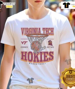 Alt Text: Premium Virginia Tech Hokies Game Time T-Shirt featuring vibrant team colors and logo, perfect for game day wear.