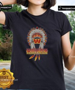 Premium Washington Commanders Football Native American Ladies Tee in stylish design, perfect for fans and casual wear.