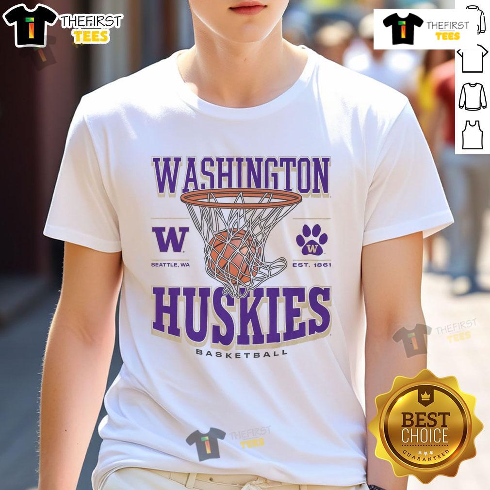 Premium Washington Huskies Game Time T Shirt Premium Washington Huskies Game Time T-Shirt featuring team colors and logo, perfect for game day apparel.