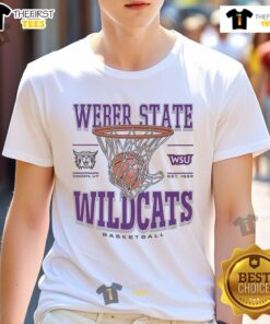 Alt Text: Premium Weber State Wildcats Game Time T-Shirt featuring team colors and logo, perfect for fans on game day.