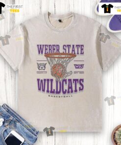Premium Weber State Wildcats Game Time Washed T-Shirt featuring a stylish design and comfortable fit for fans.