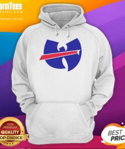 Premium Wu-Tang X Buffalo Bills Mafia Logo Hoodie featuring iconic designs for fans of hip-hop and football culture.