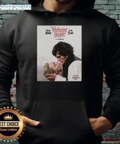 Alt Text: Premium Wuthering Heights movie hoodie featuring Margot Robbie and Jacob Elordi, stylish and cozy for fans.