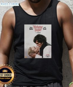 Alt Text: Premium Wuthering Heights movie featuring Margot Robbie and Jacob Elordi in stylish tank tops.