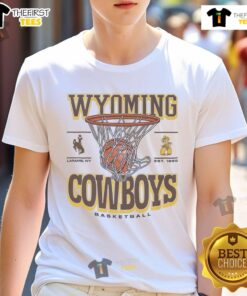Premium Wyoming Cowboys Game Time T-Shirt showcasing team colors and logo, perfect for game day attire.