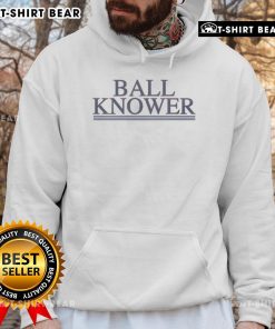 Pretty Ball Knower wearing a stylish new hoodie, showcasing vibrant colors and a trendy design perfect for casual wear.