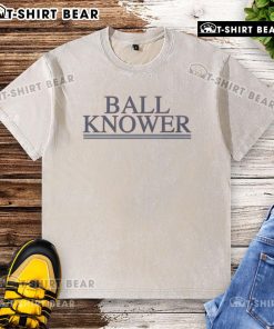 Pretty Ball Knower New Washed T-Shirt featuring a stylish design and soft fabric, perfect for casual wear.