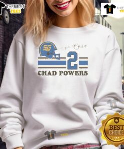 Pretty Chad Powers signature jersey sweatshirt featuring a stylish design and vibrant colors, perfect for fans and fashion.