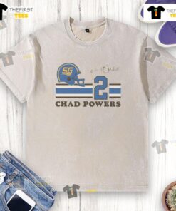 Pretty Chad Powers signature jersey washed t-shirt featuring a unique design and comfortable fit for casual wear.