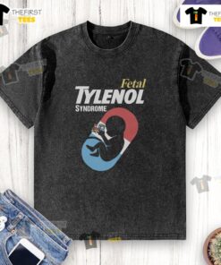 Stylish washed t-shirt featuring a unique design inspired by Pretty Fetal Medicine Syndrome, perfect for casual wear.