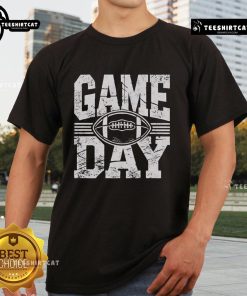 Pretty football season game day sports t-shirt featuring vibrant colors and a stylish design for fans.