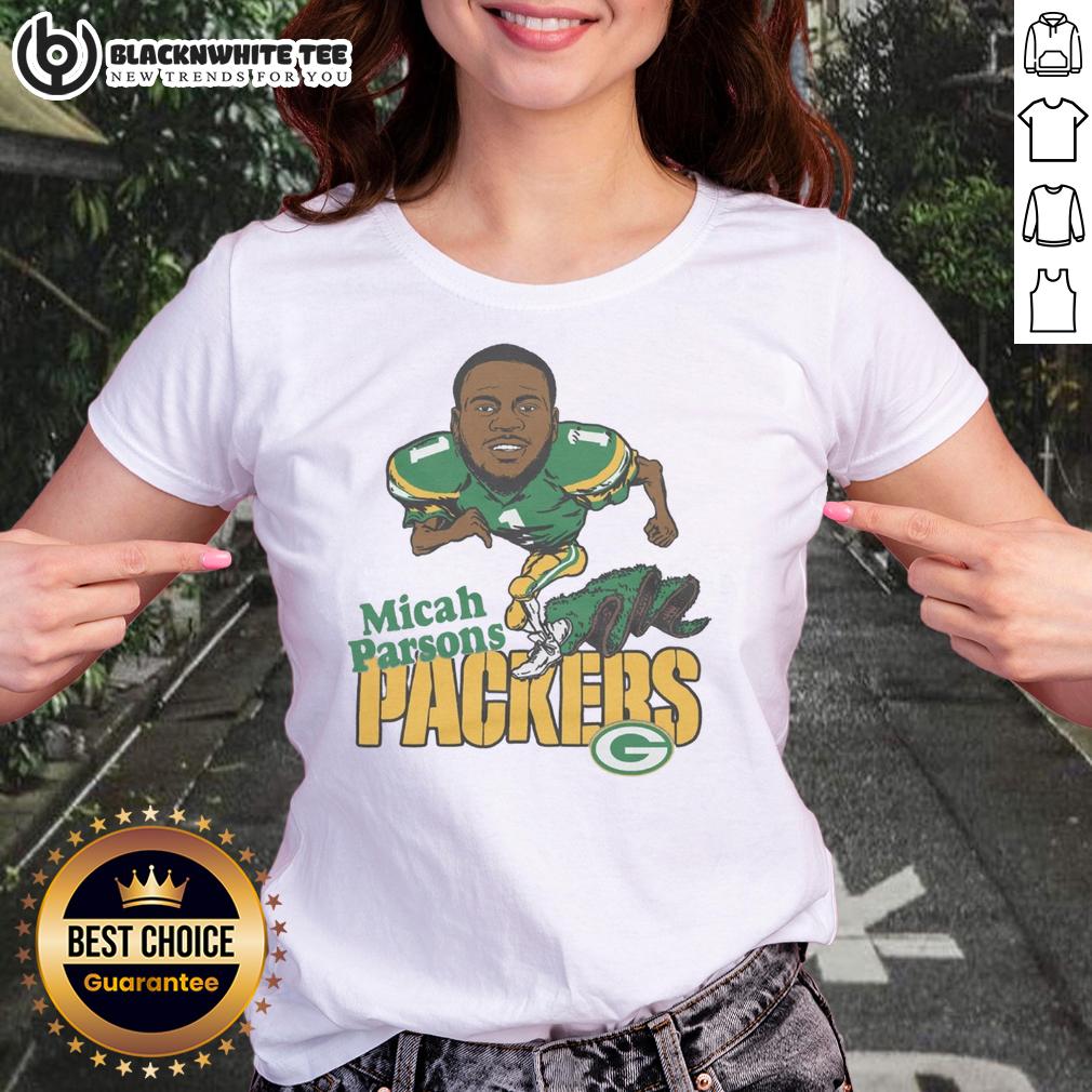 Pretty Green Bay Packers Micah Parsons Ladies Tee Pretty Green Bay Packers Micah Parsons ladies tee featuring vibrant colors and stylish design, perfect for fans.