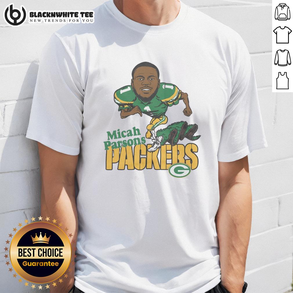Pretty Green Bay Packers Micah Parsons T Shirt Pretty Green Bay Packers Micah Parsons T-Shirt featuring vibrant team colors and stylish design for NFL fans.