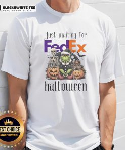 Pretty Grinch Halloween T-Shirt featuring a whimsical Grinch design, perfect for festive FedEx deliveries.