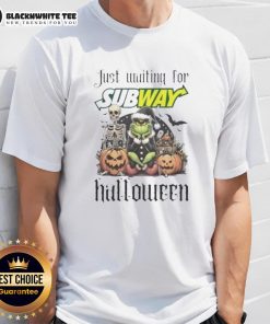 Pretty Grinch Halloween T-Shirt featuring a festive design, perfect for subway rides and Halloween celebrations.
