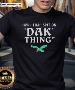 Pretty Hawk Tuah Spit On Dak Thing Philadelphia Eagles T-Shirt featuring vibrant design for fans of the NFL team.