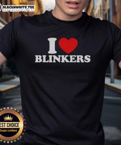 Pretty I Love Blinkers T-Shirt featuring a vibrant design, perfect for car enthusiasts and fashion lovers alike.