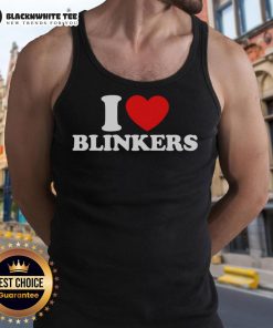 Pretty I Love Blinkers tank top featuring a stylish design, perfect for casual summer outfits and blinkers enthusiasts.