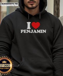 Cozy Pretty I Love Benjamin hoodie featuring a stylish design, perfect for casual wear and fan expression.