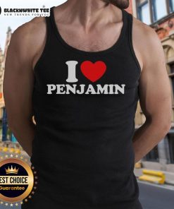 Alt Text: Stylish 'Pretty I Love Benjamin' tank top displayed on a mannequin, perfect for casual summer outfits.