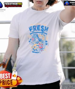 Pretty Intergalactic Boba T-Shirt featuring colorful boba tea and space-themed graphics for trendy, cosmic fashion lovers.