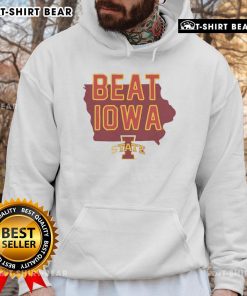 Pretty Iowa State Cyclones beat Iowa Hawkeyes hoodie, showcasing team spirit and vibrant colors for fans.