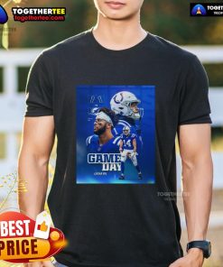 Pretty Lucas Oil Indianapolis Colts Game Day T-Shirt featuring vibrant team colors and logo, perfect for game day attire.