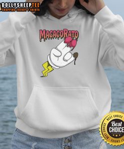 Pretty Macacorato Strawberry and Chocolate Flavor Hoodie featuring a vibrant design and cozy fit for stylish comfort.