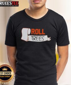 Alt Text: Pretty Matt Mitchell Roll Trees T-Shirt featuring a vibrant tree design, perfect for outdoor enthusiasts and nature lovers.
