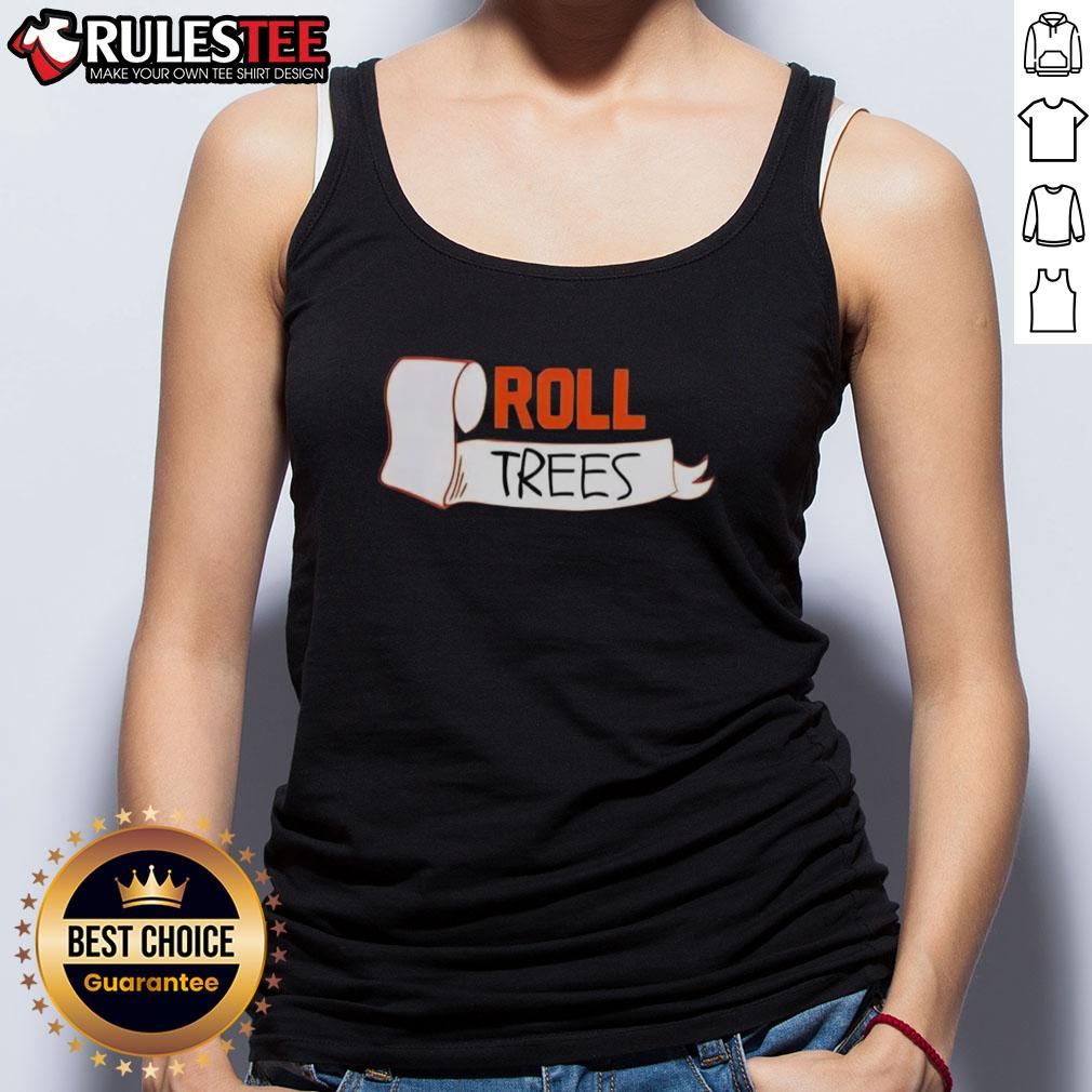 Pretty Matt Mitchell Roll Trees Tank Top Pretty Matt Mitchell wearing a roll trees tank top, showcasing vibrant colors and a stylish design in a scenic outdoor setting.