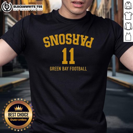Pretty Micah Parsons Green Bay Football Number 11 T-Shirt design featuring vibrant colors and bold graphics.