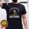 Pretty Minnesota Vikings Fueled By Haters T-Shirt showcasing vibrant design, perfect for passionate Vikings fans.