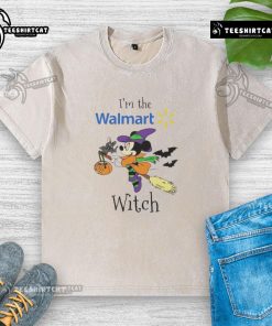 Pretty Minnie Mouse Halloween washed t-shirt from Walmart, perfect for trick-or-treating in style this spooky season.